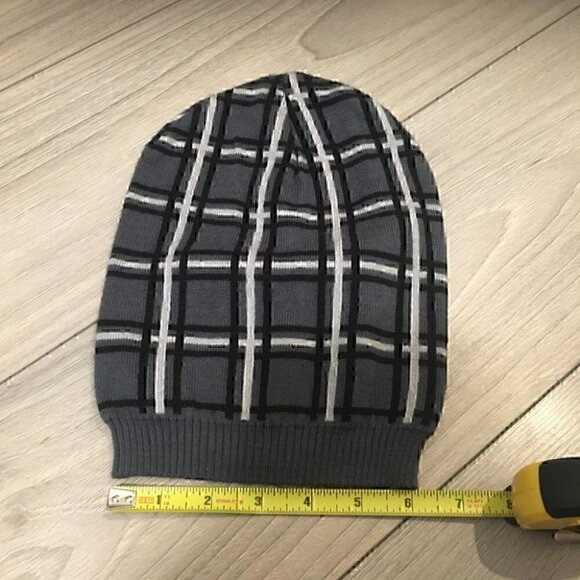 Set of 2 Men’s Hats checkered/plaid Grey/brown - Picture 6 of 6